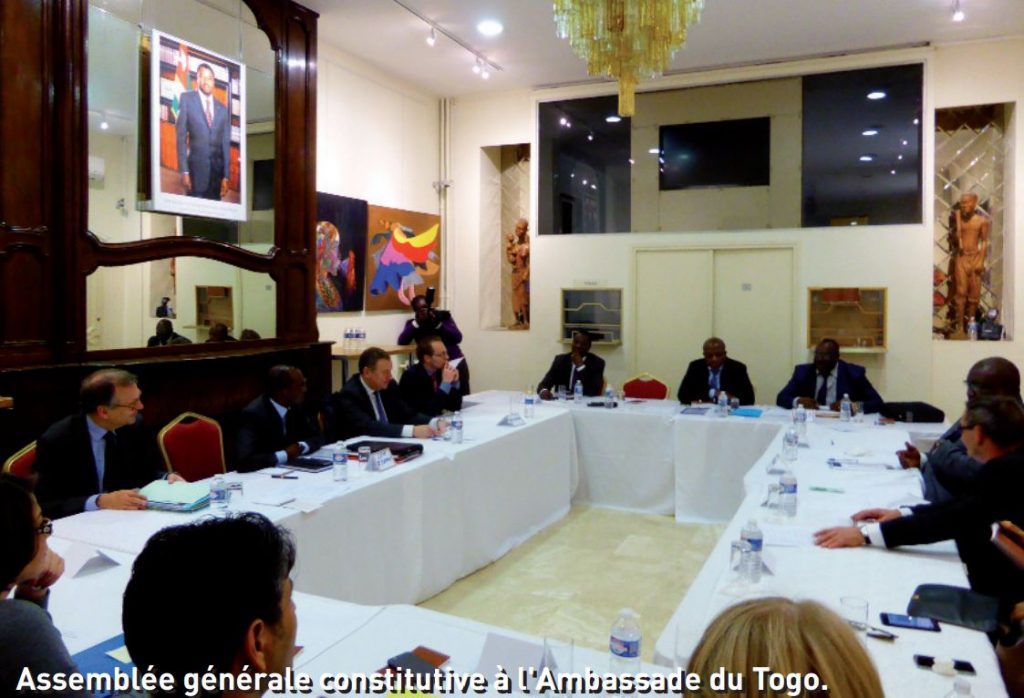 Assemblée Générale constitutive s’est déroulée le 23 novembre 2017 à l’ambassade du Togo à Paris
